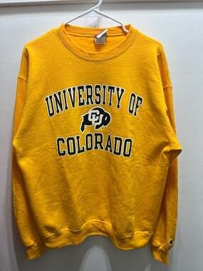 Champion Colorado University Vintage Crew Neck L